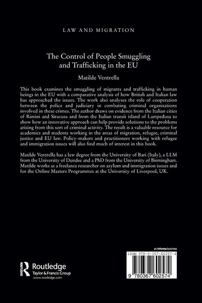Produktbild: The Control of People Smuggling and Trafficking in the EU
