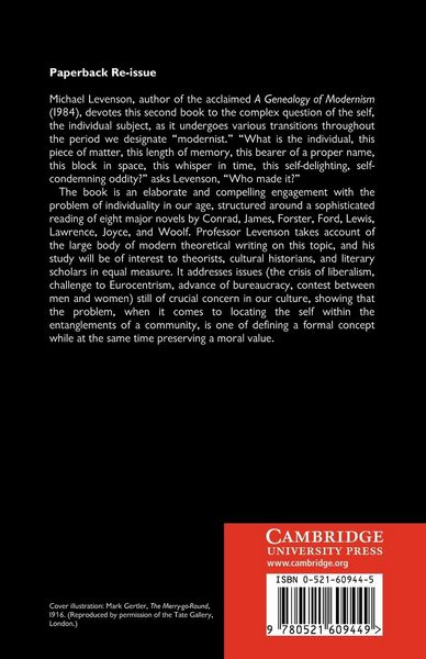 Produktbild: Modernism and the Fate of Individuality