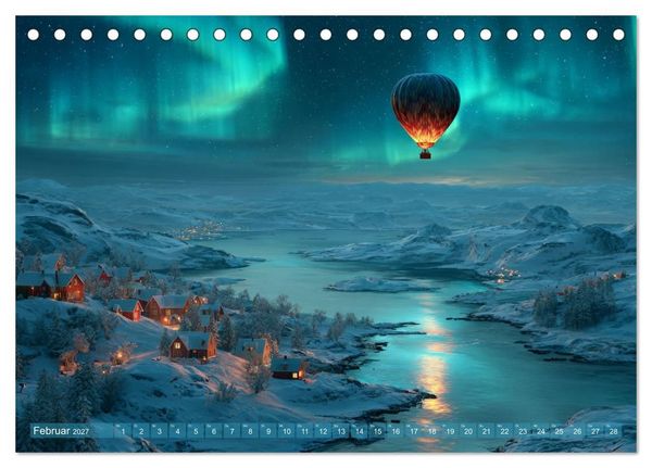 Produktbild: Vom Wind getragen (Tischkalender 2027 DIN A5 quer), CALVENDO Monatskalender