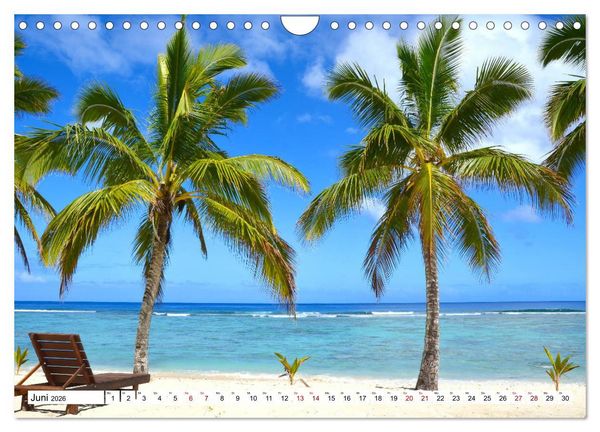 Produktbild: Rarotonga - Trauminsel im S&uuml;dpazifik. (Wandkalender 2026 DIN A4 quer), CALVENDO Monatskalender