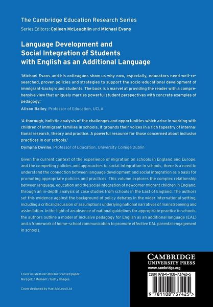 Produktbild: Language Development and Social Integration of Students with English as an Additional Language