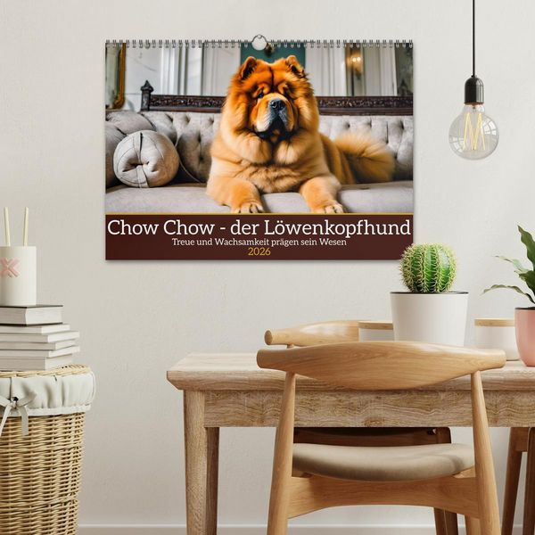 Produktbild: Chow Chow - der L&ouml;wenkopfhund (Wandkalender 2026 DIN A3 quer), CALVENDO Monatskalender