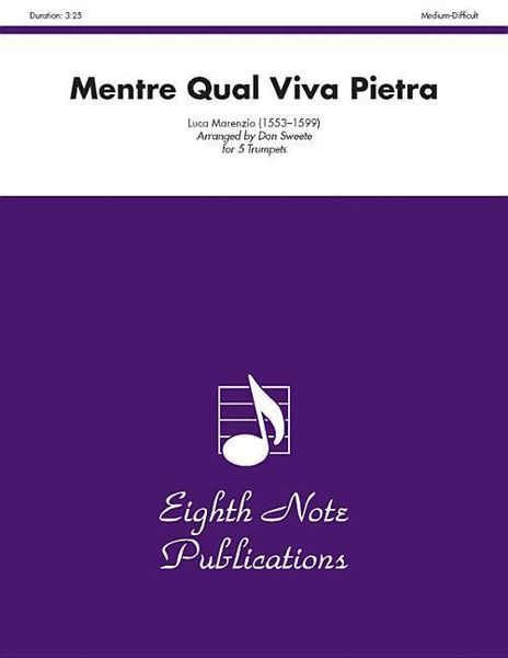 Produktbild: Marenzio, L: Mentre Qual Viva Pietra