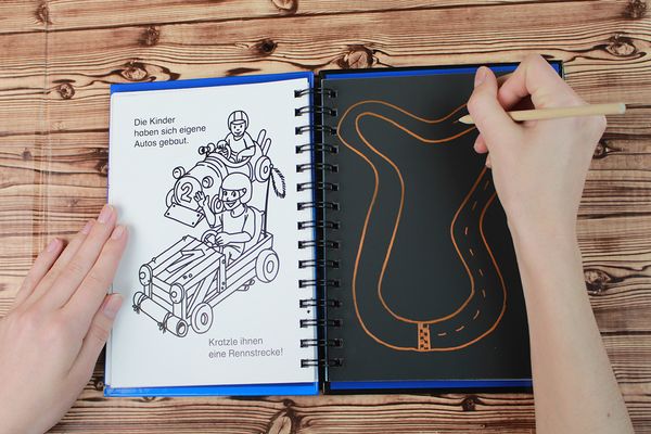 Produktbild: Kreativ-Kratzelbuch: Fahrzeuge