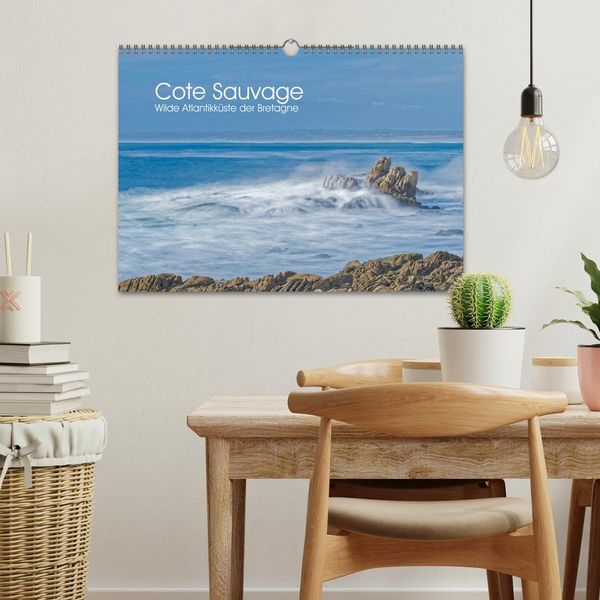 Produktbild: Cote Sauvage. Wilde Atlantikk&uuml;ste der Bretagne. (Wandkalender 2026 DIN A3 quer), CALVENDO Monatskalender