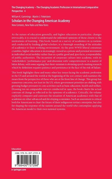 Produktbild: Scholars in the Changing American Academy