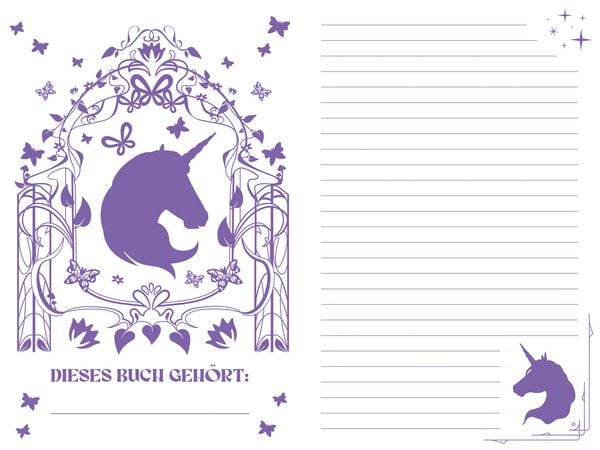 Produktbild: Unicorn Academy: Notizbuch