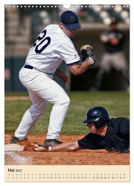 Produktbild: Baseball Power (Wandkalender 2027 DIN A3 hoch), CALVENDO Monatskalender