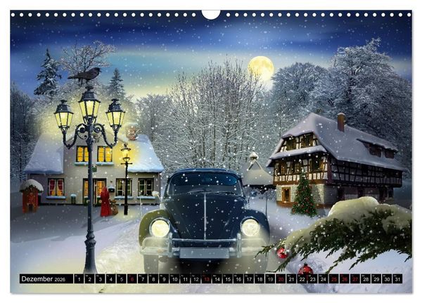 Produktbild: Oldtimer Romantik (Wandkalender 2026 DIN A3 quer), CALVENDO Monatskalender