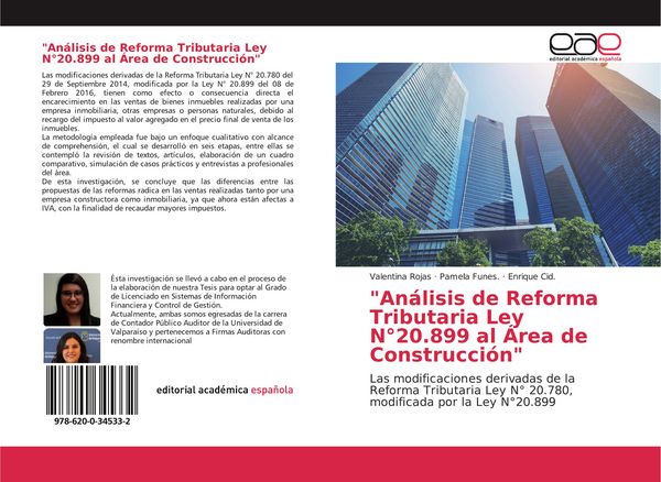 Produktbild: "An&aacute;lisis de Reforma Tributaria Ley N&deg;20.899 al &Aacute;rea de Construcci&oacute;n"