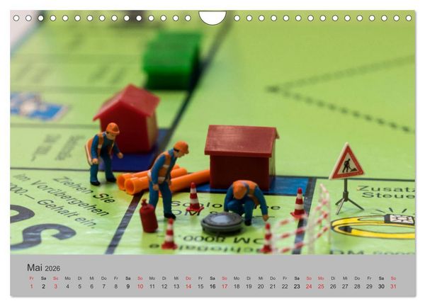 Produktbild: Miniaturen - Das Leben der Minis (Wandkalender 2026 DIN A4 quer), CALVENDO Monatskalender