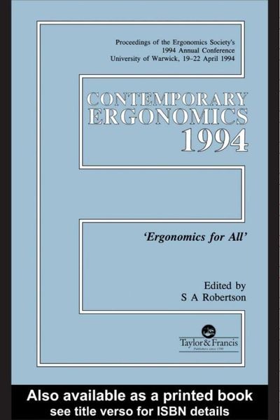 Produktbild: Contemporary Ergonomics