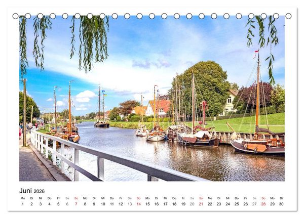 Produktbild: OSTFRIESLAND Strand und Mee(h)r (Tischkalender 2026 DIN A5 quer), CALVENDO Monatskalender