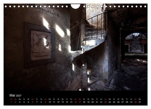 Produktbild: Verlassene Orte - Die sch&ouml;nsten Treppenh&auml;user (Wandkalender 2027 DIN A4 quer), CALVENDO Monatskalender