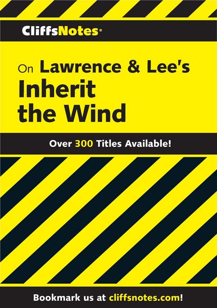 Produktbild: CliffsNotes on Lawrence & Lee's Inherit the Wind