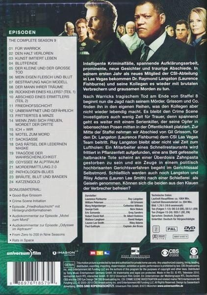 Produktbild: CSI - Season 9 [6 DVDs]