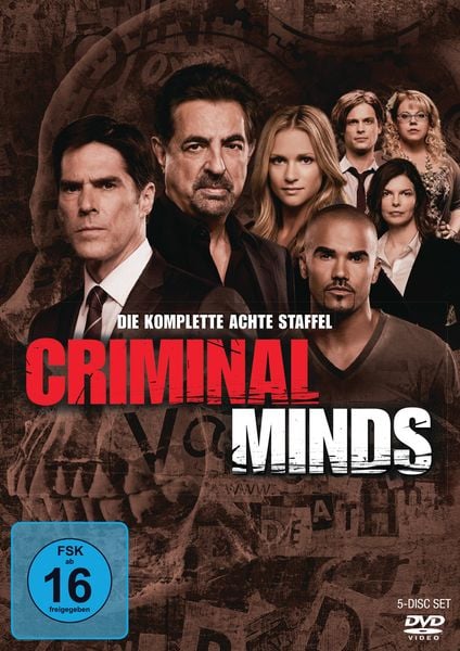 Produktbild: Criminal Minds - Die komplette achte Staffel [5 DVDs]