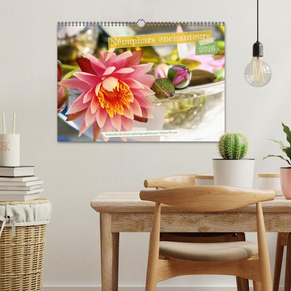 Produktbild: N&eacute;nuphars enchanteurs (Calendrier mural 2026 DIN A3 vertical), CALVENDO calendrier mensuel