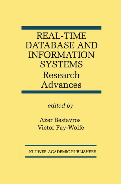 Produktbild: Real-Time Database and Information Systems: Research Advances