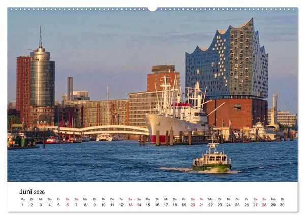 Produktbild: Hamburger Ansichten (Wandkalender 2026 DIN A2 quer), CALVENDO Monatskalender