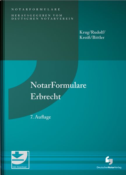 Produktbild: NotarFormulare Erbrecht