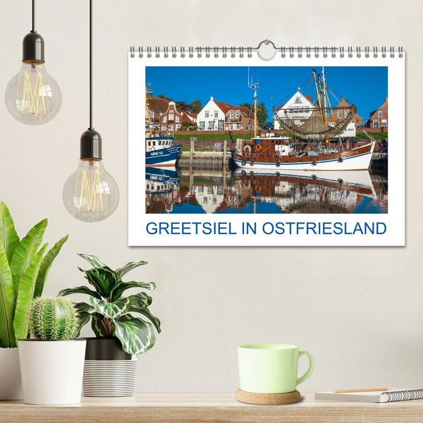 Produktbild: Greetsiel in Ostfriesland (Wandkalender 2026 DIN A4 quer), CALVENDO Monatskalender