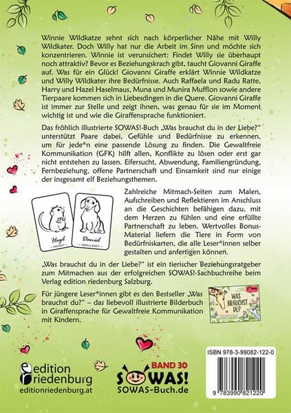 Produktbild: Was brauchst du in der Liebe? Paarbeziehungen liebevoll gestalten: Gef&uuml;hle ansprechen, Bed&uuml;rfnisse erkennen und Konflikte kl&auml;ren mit Gewaltfreier Kommunikation