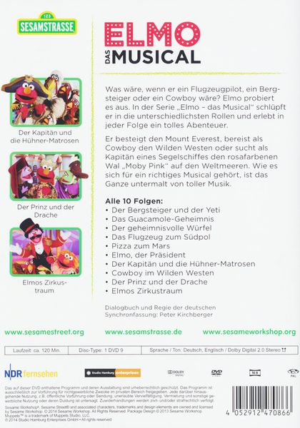 Produktbild: Sesamstrasse - Elmo - das Musical
