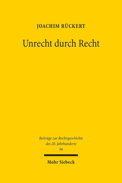 Produktbild: Unrecht durch Recht