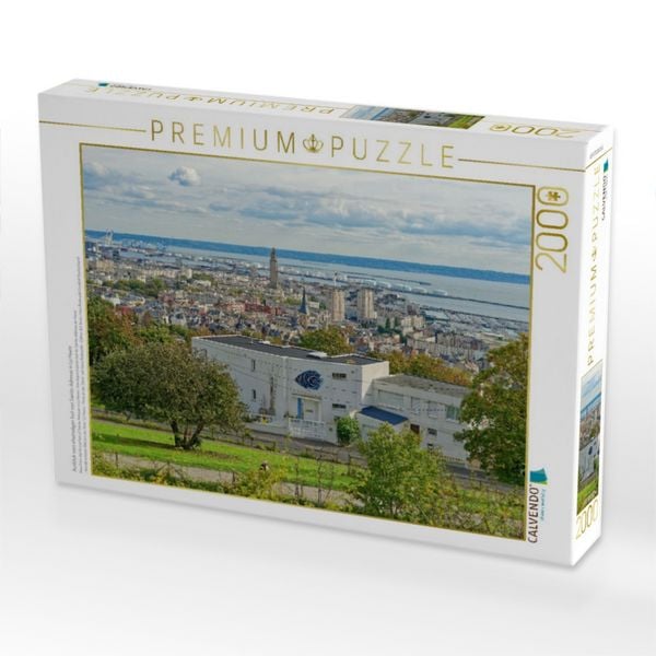 Produktbild: CALVENDO Puzzle Ausblick vom ehemaligen Fort von Sainte-Adresse in Le Havre | 2000 Teile Lege-Gr&ouml;&szlig;e 90x67cm Foto-Puzzle f&uuml;r gl&uuml;ckliche Stunden