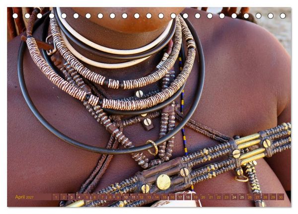 Produktbild: Himba - Der Schmuck der sch&ouml;nen Frauen (Tischkalender 2027 DIN A5 quer), CALVENDO Monatskalender