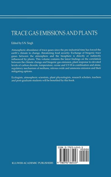 Produktbild: Trace Gas Emissions and Plants