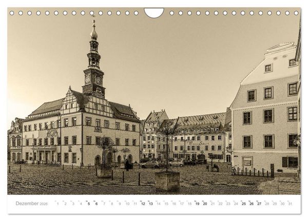 Produktbild: Nostalgiekalender Pirna (Wandkalender 2026 DIN A4 quer), CALVENDO Monatskalender