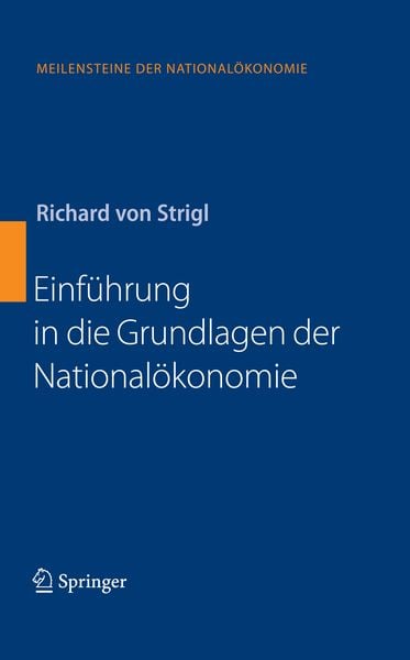 Produktbild: Einf&uuml;hrung in die Grundlagen der National&ouml;konomie
