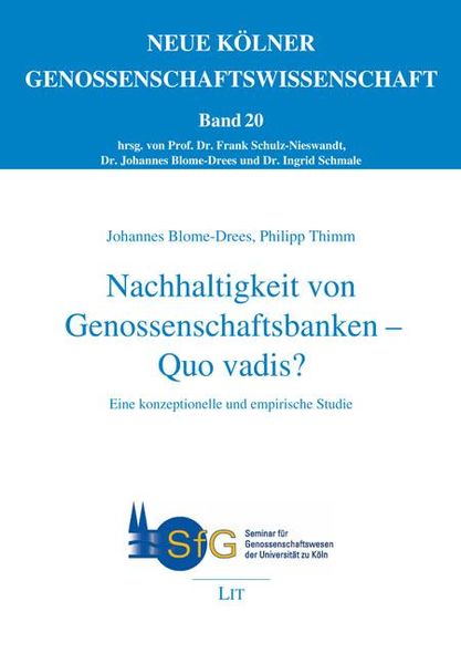 Produktbild: Blome-Drees, J: Nachhaltigkeit von Genossenschaftsbanken