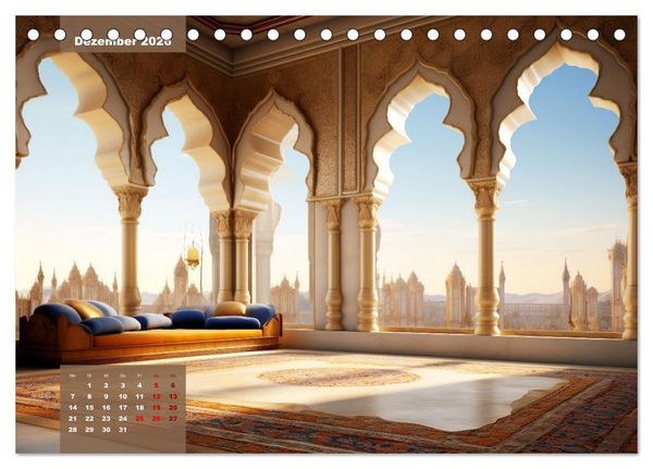 Produktbild: Exotische Pal&auml;ste (Tischkalender 2026 DIN A5 quer), CALVENDO Monatskalender