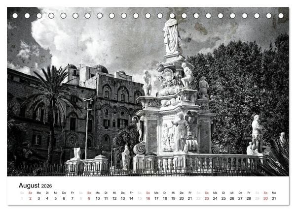 Produktbild: Silberstein portr&auml;tiert Palermo (Tischkalender 2026 DIN A5 quer), CALVENDO Monatskalender