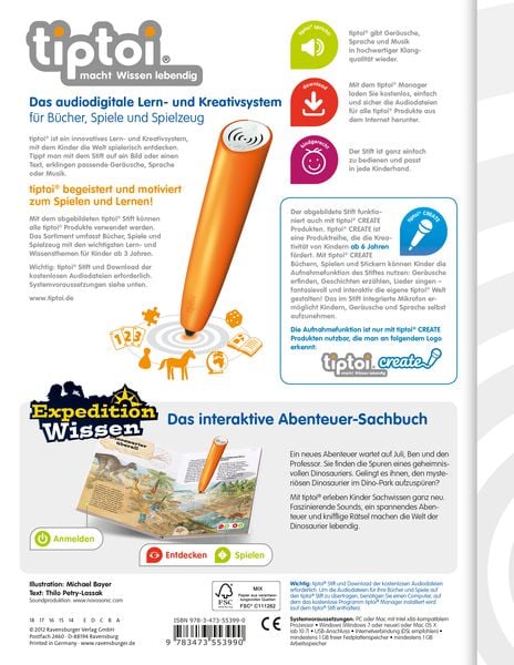Produktbild: Tiptoi&reg; Expedition Wissen - Dinosaurier