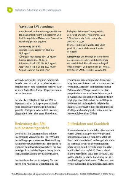 Produktbild: Meine Adipositas-OP. Magenverkleinerung, Magenband, Bypass & Co.