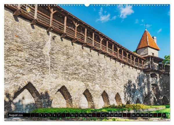 Produktbild: Ein Wochenende in Tallinn (hochwertiger Premium Wandkalender 2026 DIN A2 quer), Kunstdruck in Hochglanz