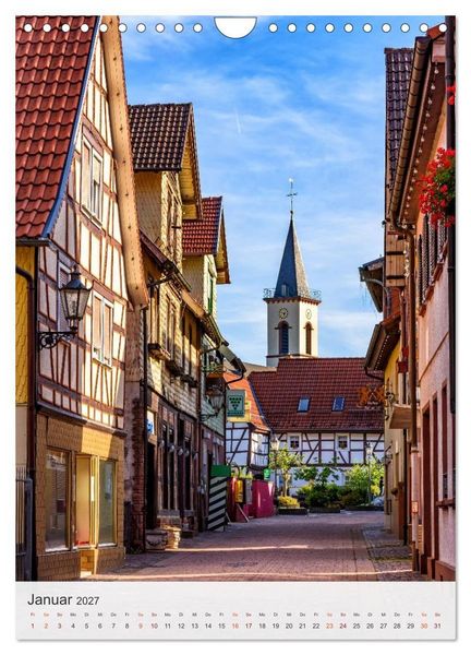 Produktbild: Lindenfels im Odenwald (Wandkalender 2027 DIN A4 hoch), CALVENDO Monatskalender