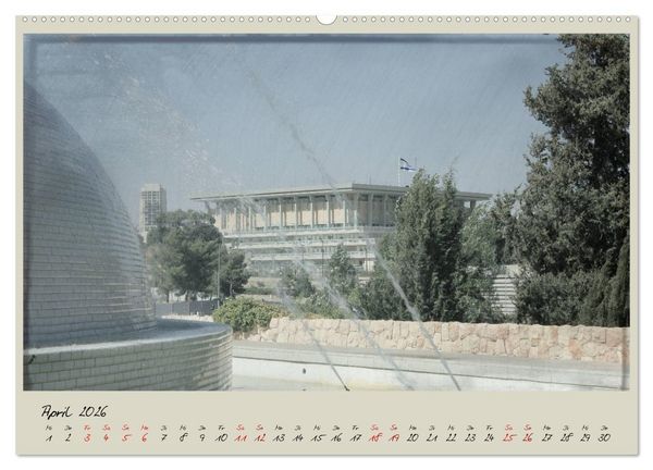 Produktbild: Unterwegs in Jerusalem (hochwertiger Premium Wandkalender 2026 DIN A2 quer), Kunstdruck in Hochglanz