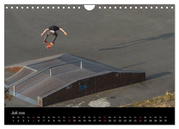 Produktbild: it's SKATEBOARDING (Wandkalender 2026 DIN A4 quer), CALVENDO Monatskalender