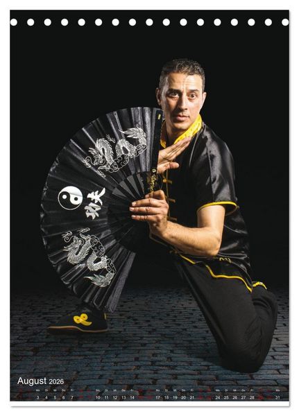 Produktbild: Kung Fu, Martial Art (Tischkalender 2026 DIN A5 hoch), CALVENDO Monatskalender