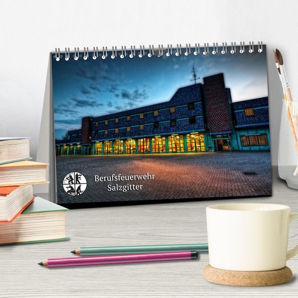Produktbild: Berufsfeuerwehr Salzgitter (Tischkalender 2026 DIN A5 quer), CALVENDO Monatskalender