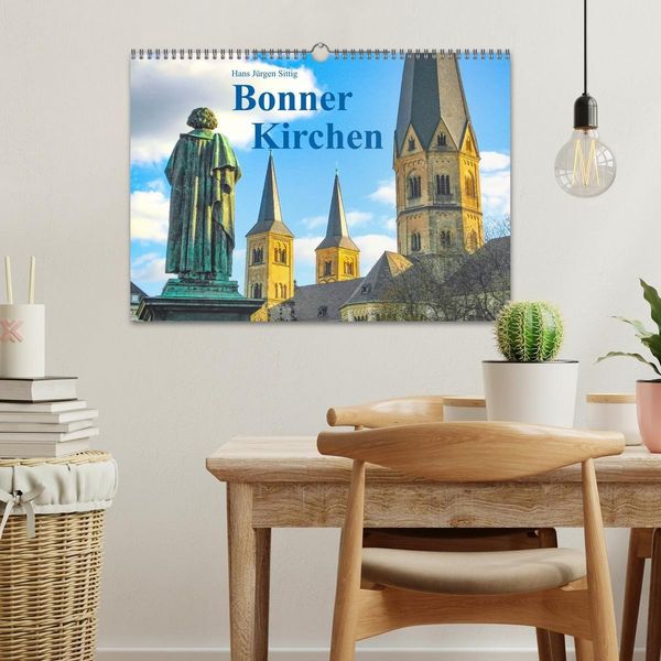 Produktbild: Bonner Kirchen (Wandkalender 2026 DIN A3 quer), CALVENDO Monatskalender