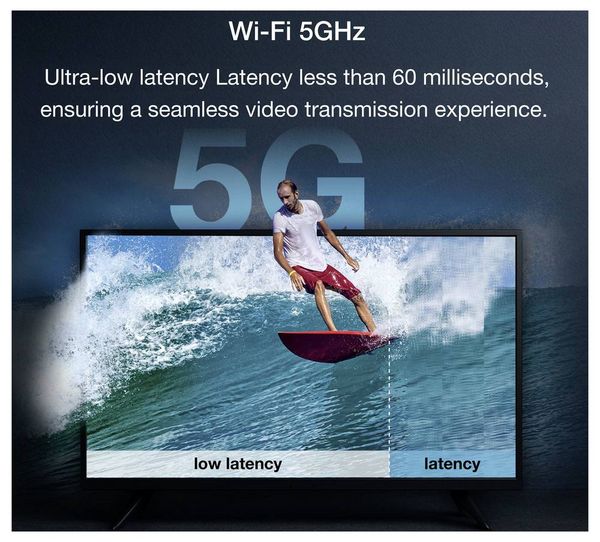 Produktbild: EZCast Omni One Wireless HDMI Extender HDMI&reg;, USB-C&reg; (DP Alt Mode) HDMI Extender 800m