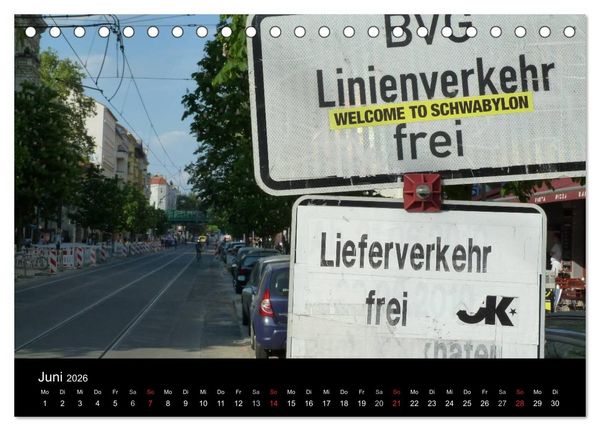 Produktbild: Alternativer Berlinkalender (Tischkalender 2026 DIN A5 quer), CALVENDO Monatskalender