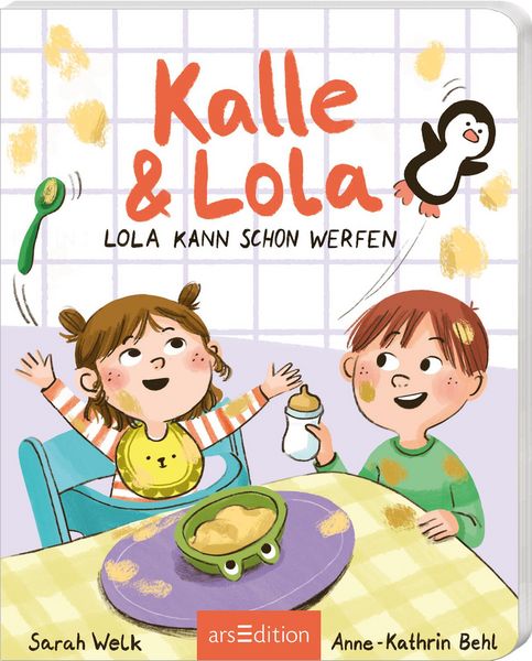 Kalle und Lola: Lola kann schon werfen, Gebundene Ausgabe von Sarah Welk, arsedition, 978-3-8458-5855-5
