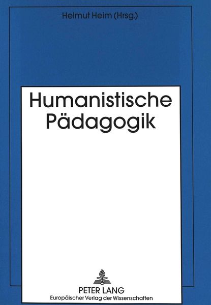 Produktbild: Humanistische P&auml;dagogik